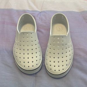 White Native Toddler Slip Ons Size 12C
